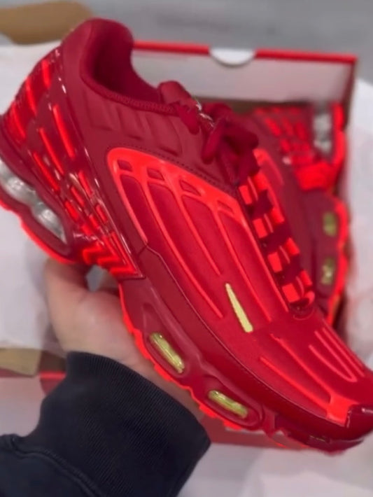 Vermilion & Gold Luxury Trainers