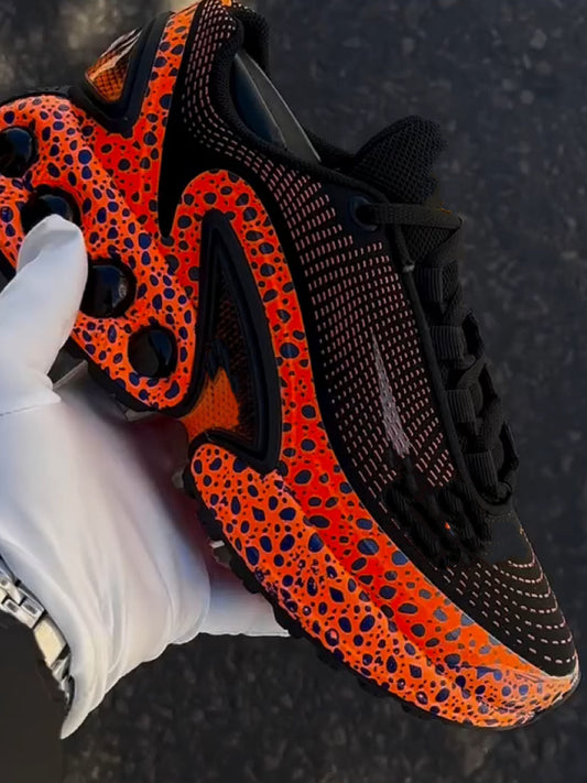 Blackout with Crimson Sole