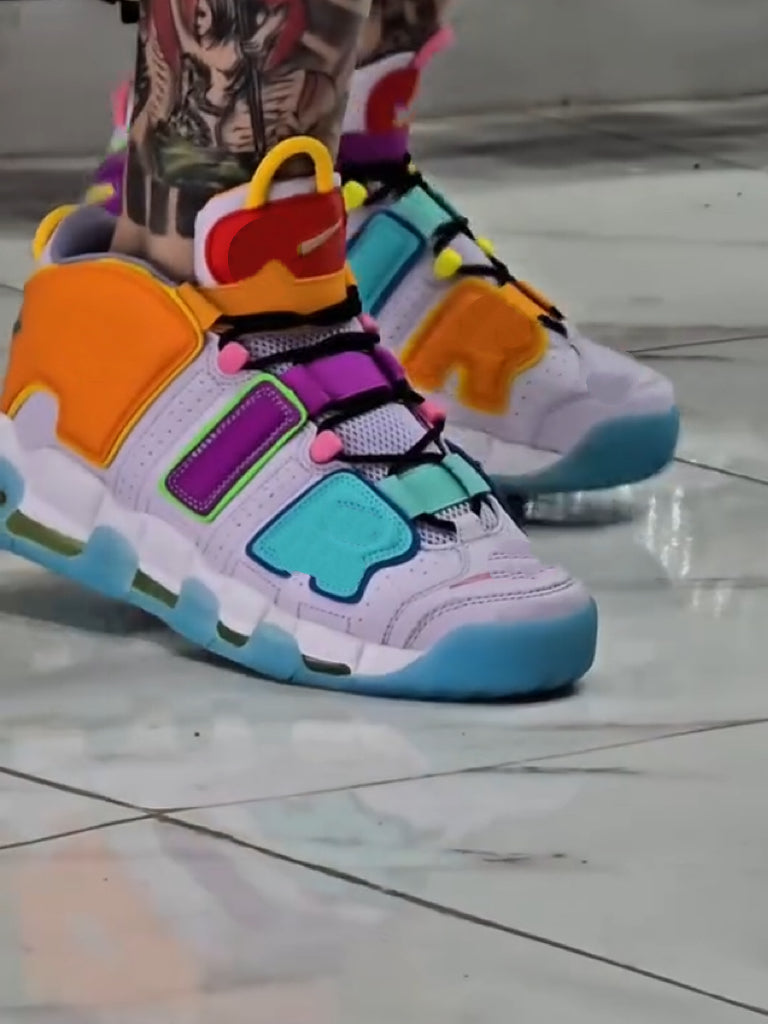 Pixel-Cloud Platform Sneakers