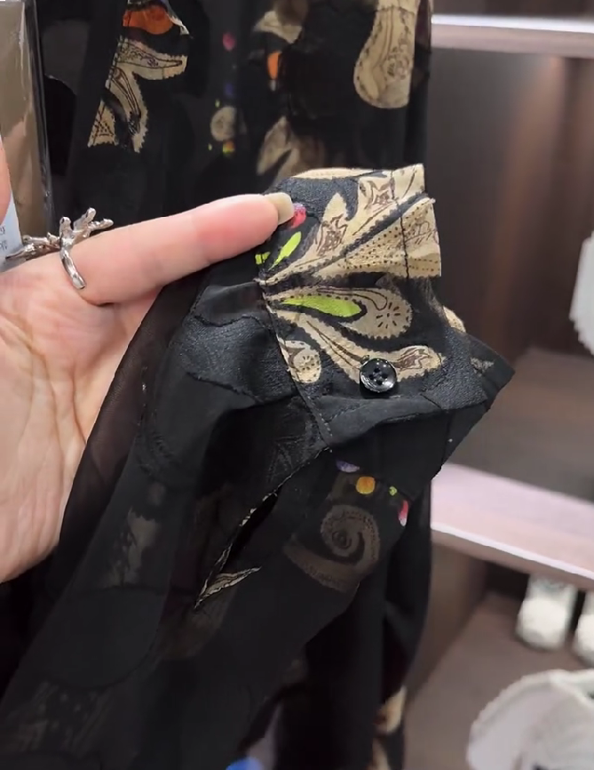 Peacock Tulle Pattern Shirt