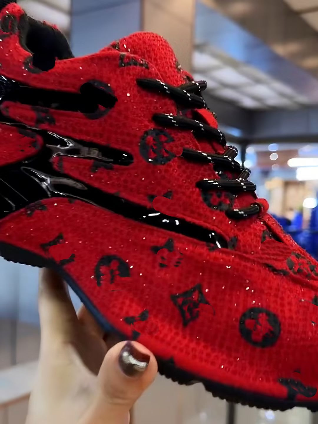 Full Crystal Men’s Sneakers