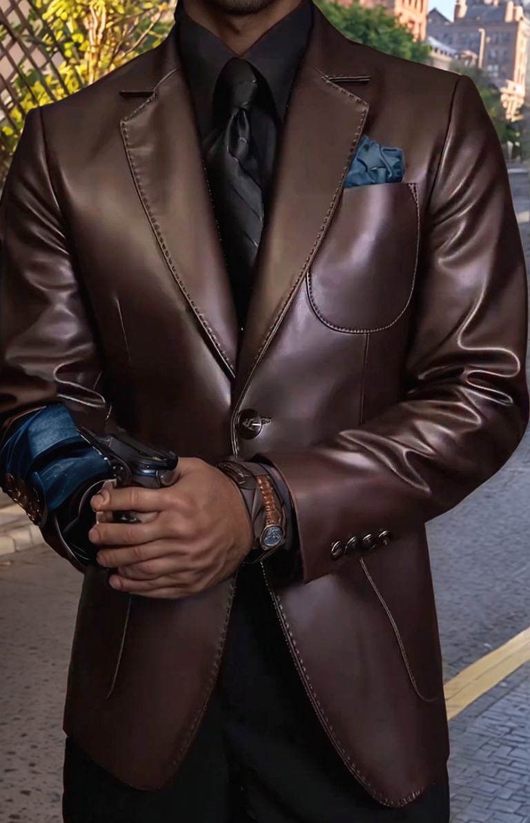 Brown Leather Jacket