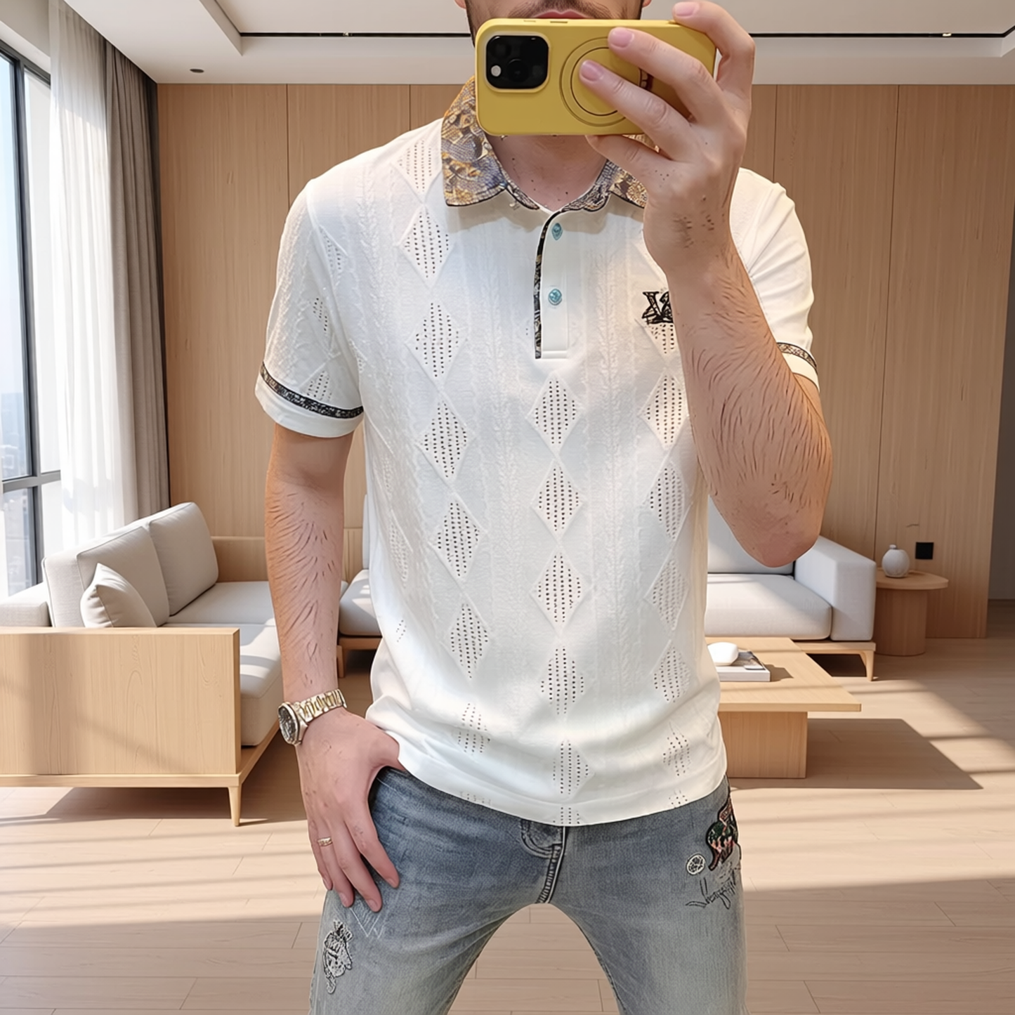 Breathable Knit Classic Tee