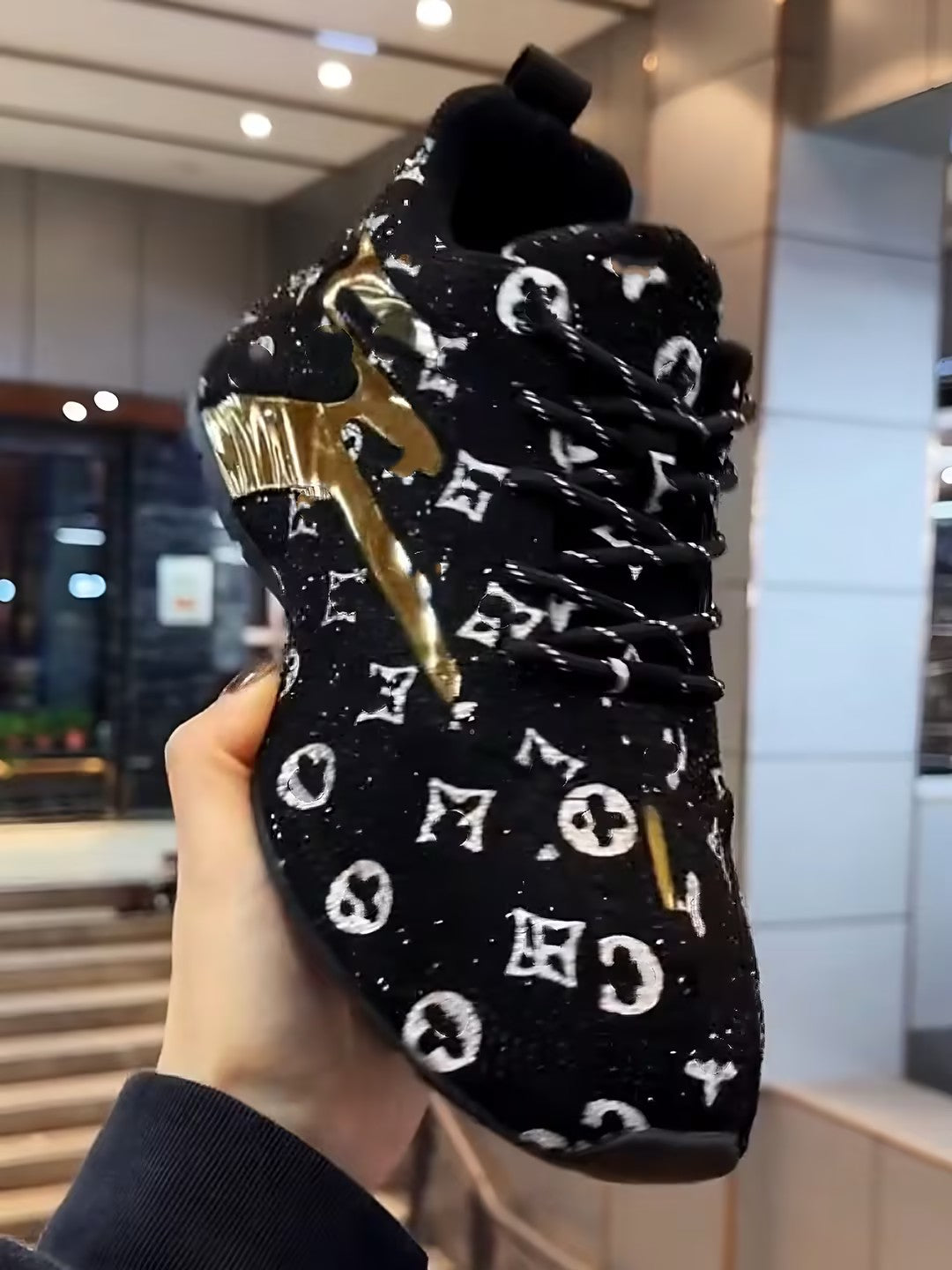 Full Crystal Men’s Sneakers