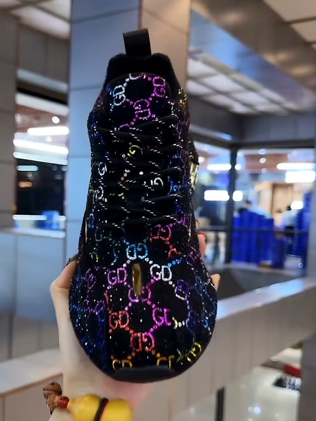 Full Crystal Men’s Sneakers