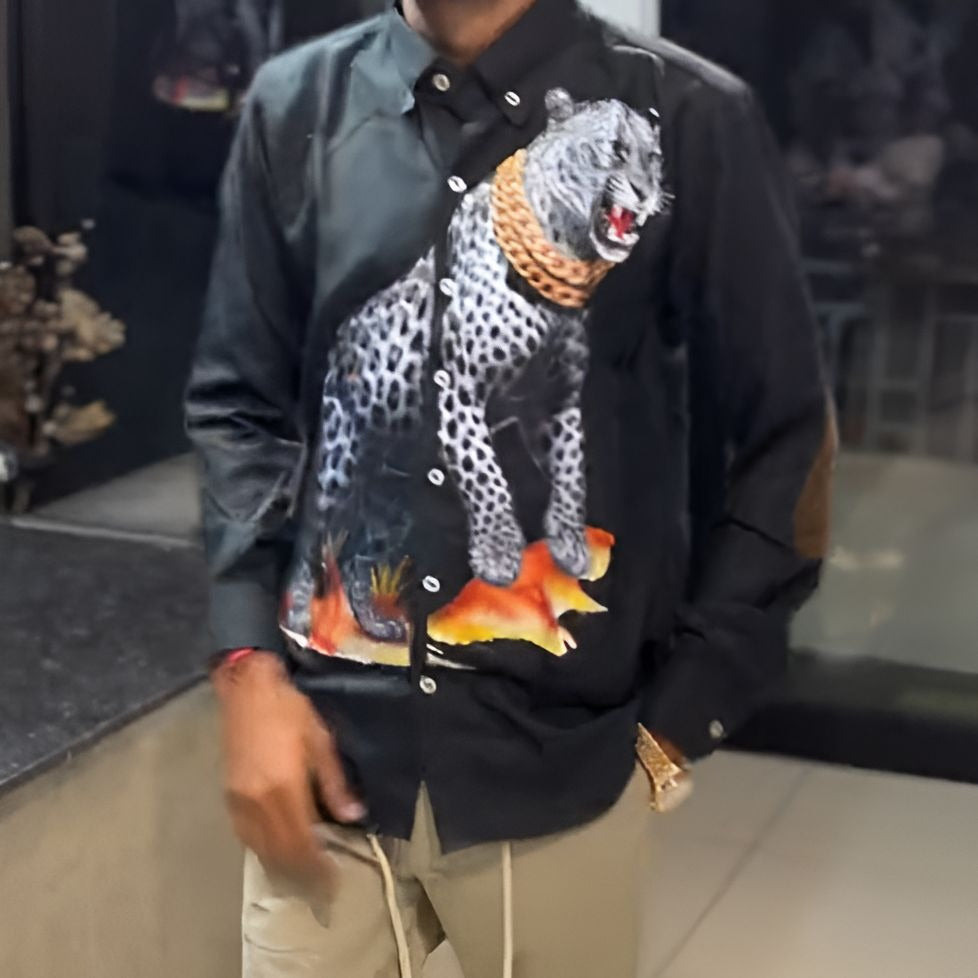 Rock leopard shirt