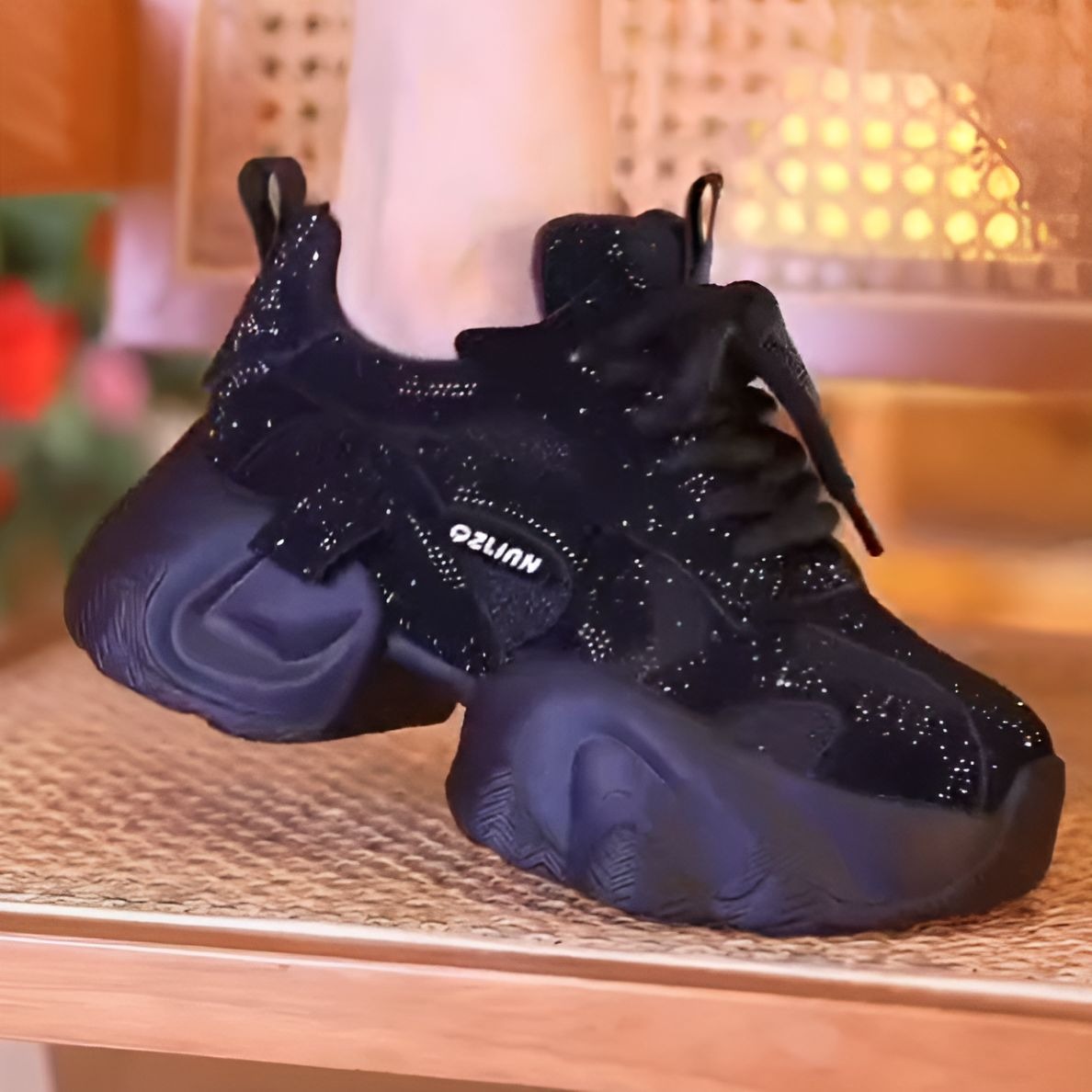 Full diamond dad shoes