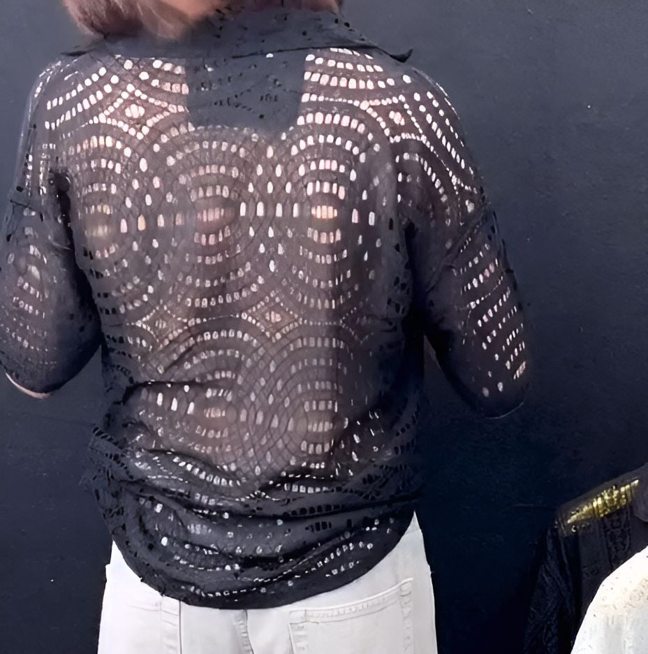 fishnet shirt