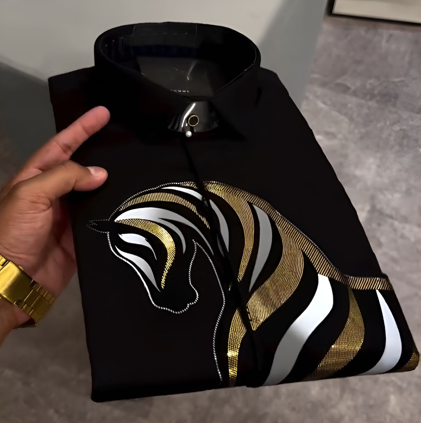 Sequined Horse Shirt