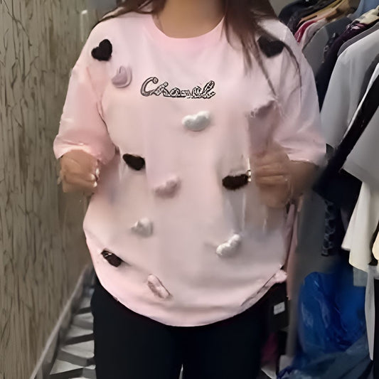 3D Heart T-shirt