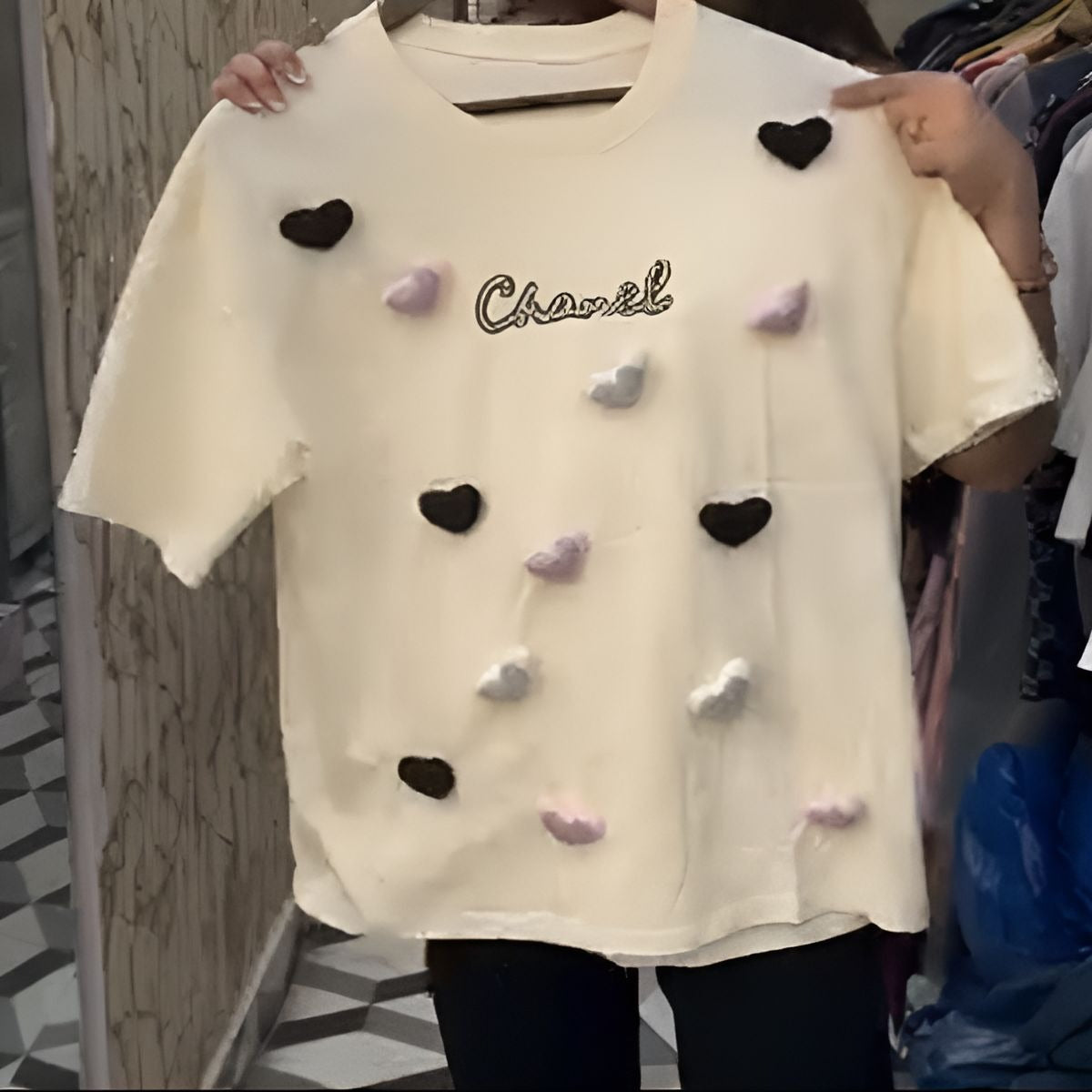 3D Heart T-shirt