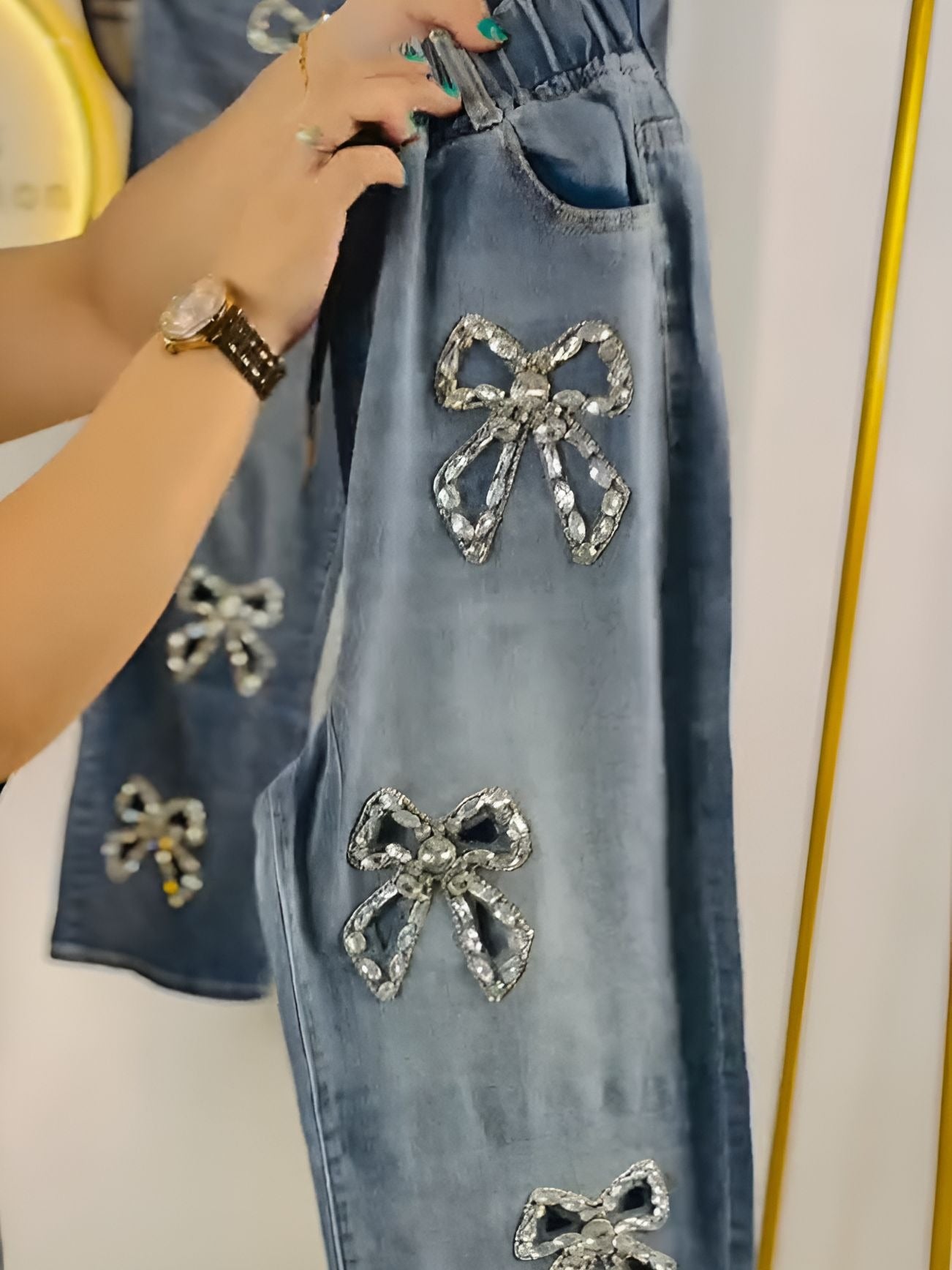 Princess Bow Jeans