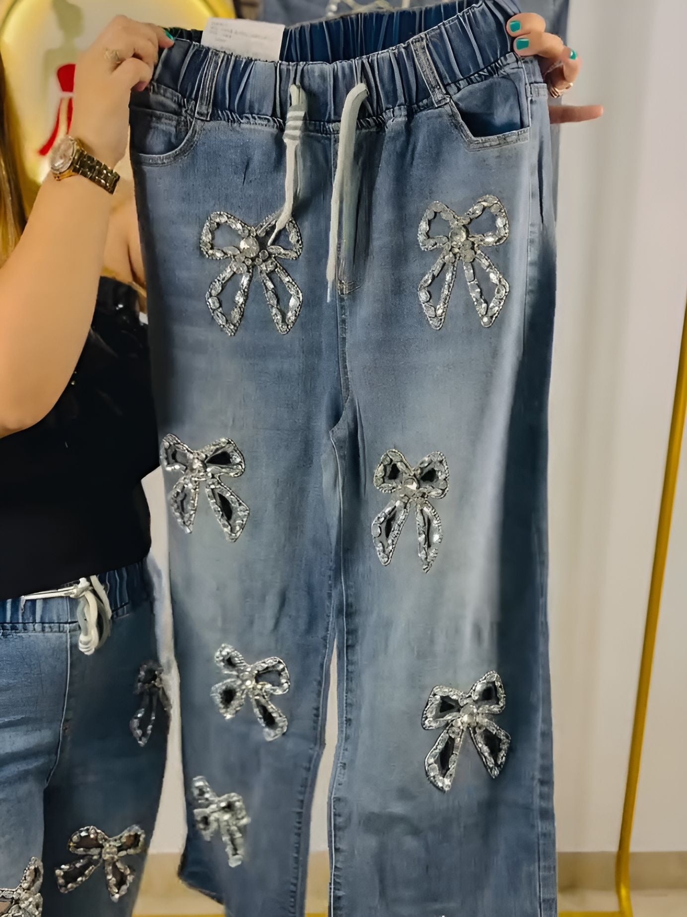 Princess Bow Jeans