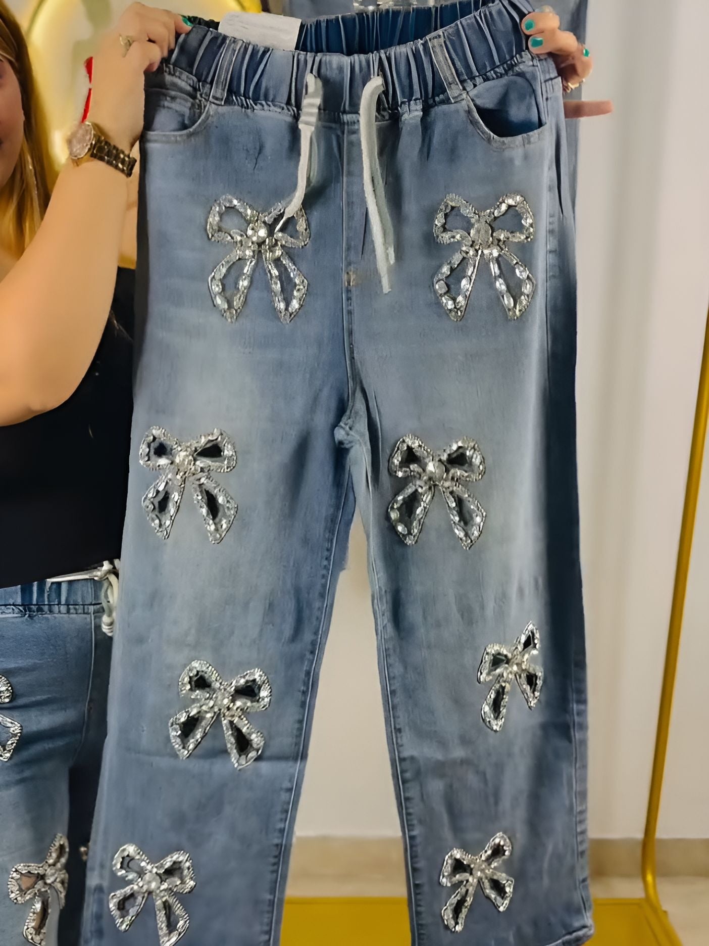Princess Bow Jeans