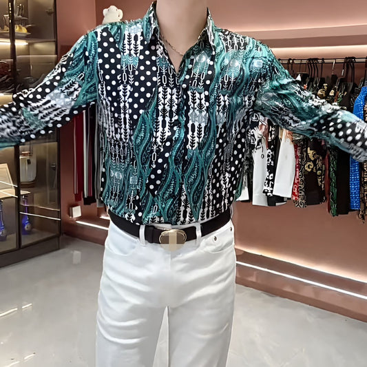 Refreshing blue shirt