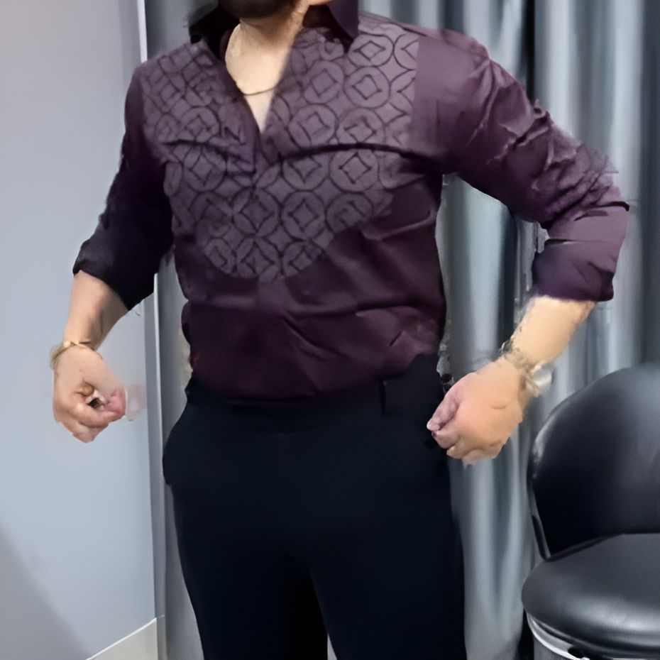 Coin pattern shirt