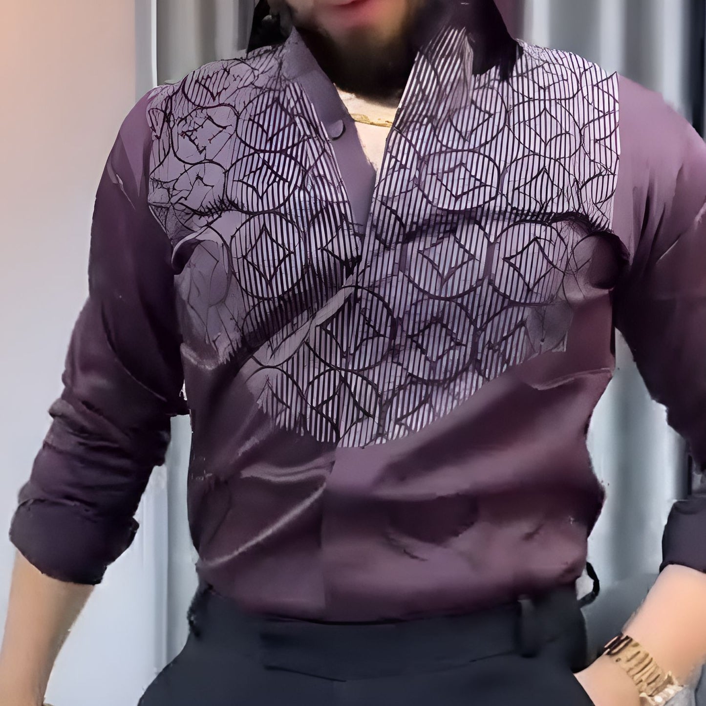Coin pattern shirt