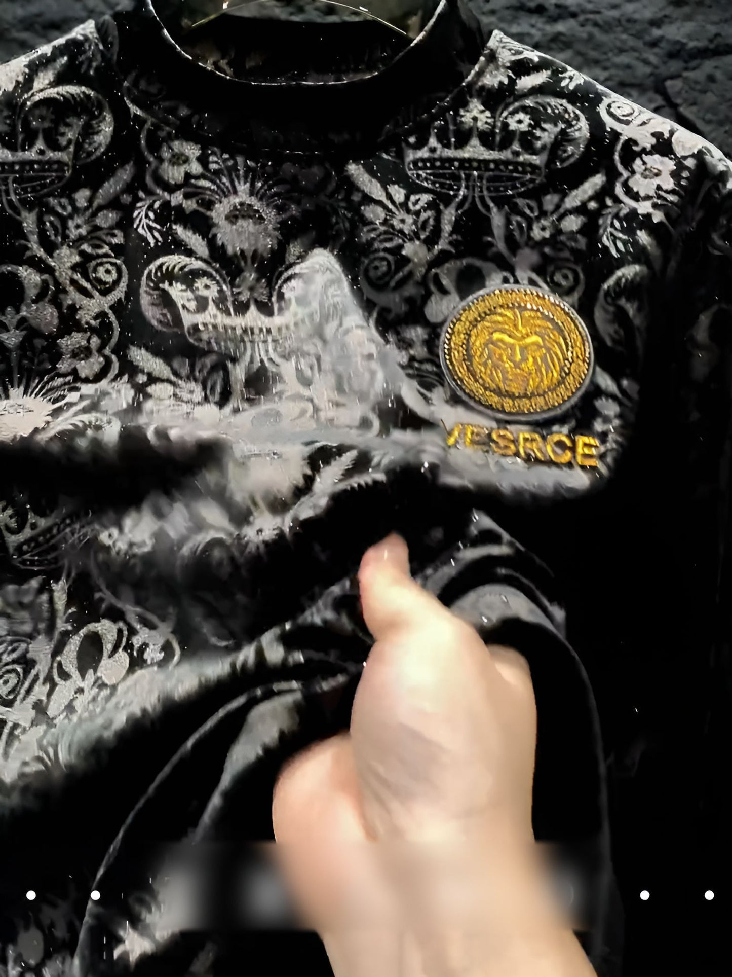 Black Gold Velvet Base Layer