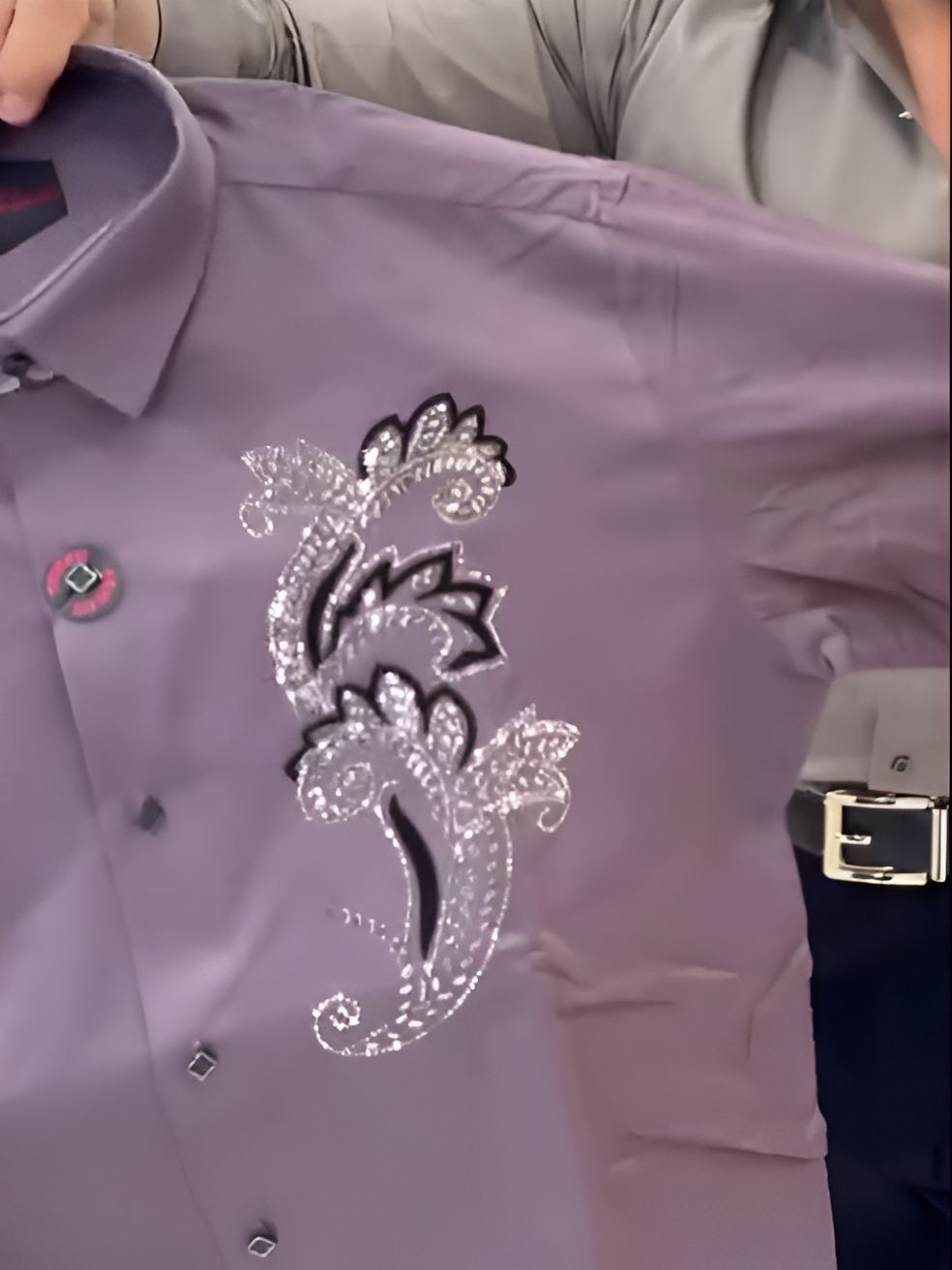 Floral Crystal Shirt