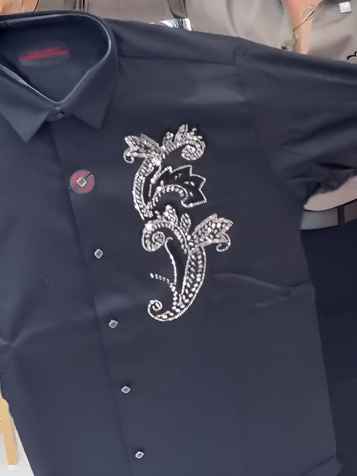 Floral Crystal Shirt