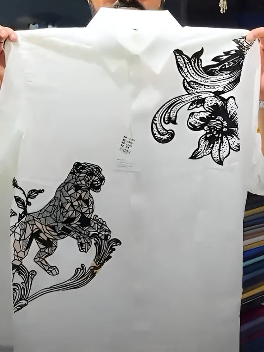 Leopard & Floral Shirt