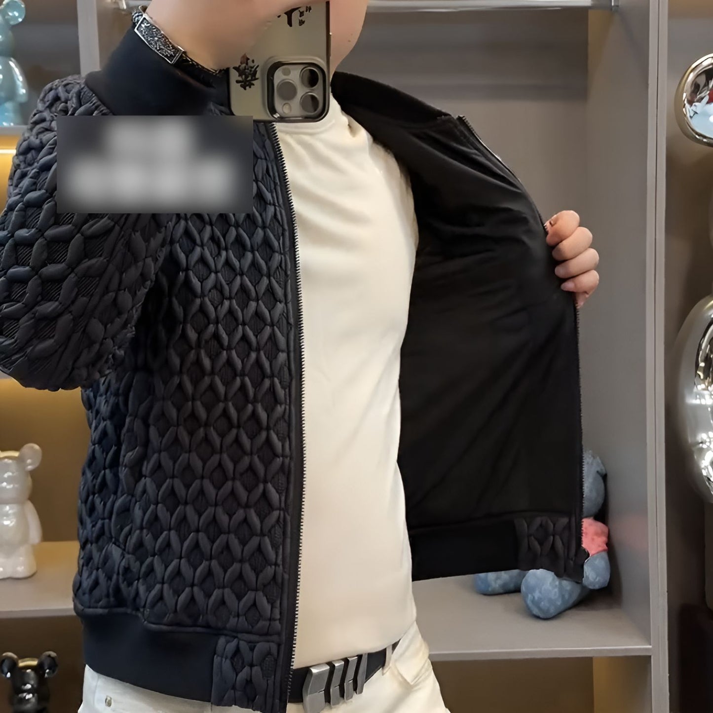 3D Leather Jacket