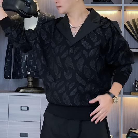 Leaf Print Autumn Wear