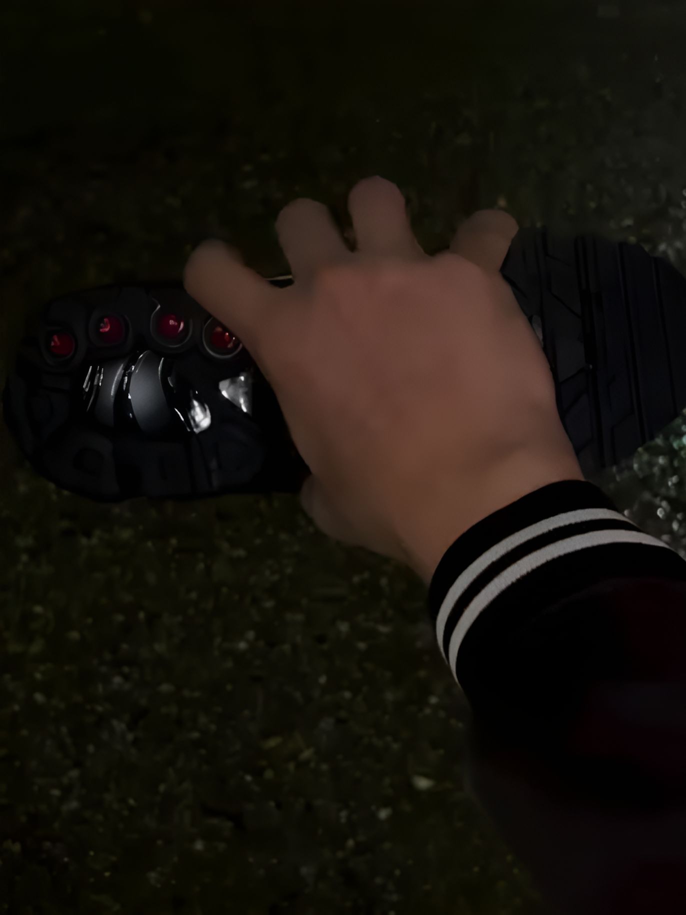 Black Triangle Red Sole Sneakers