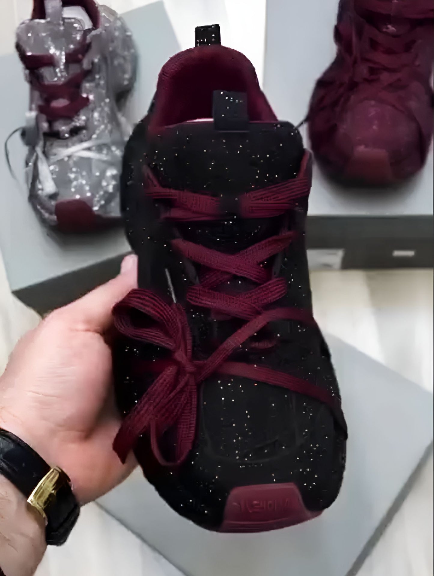 Crystal Platform Sneakers