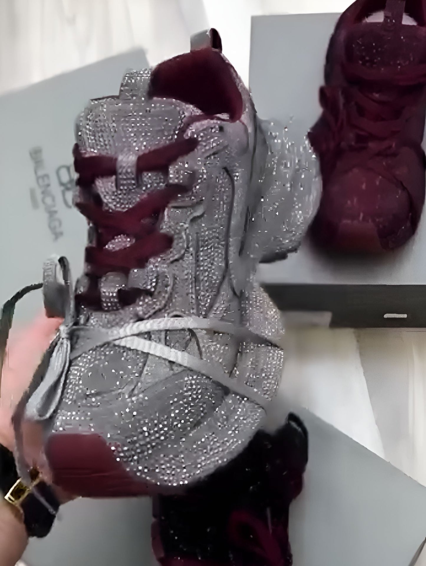 Crystal Platform Sneakers