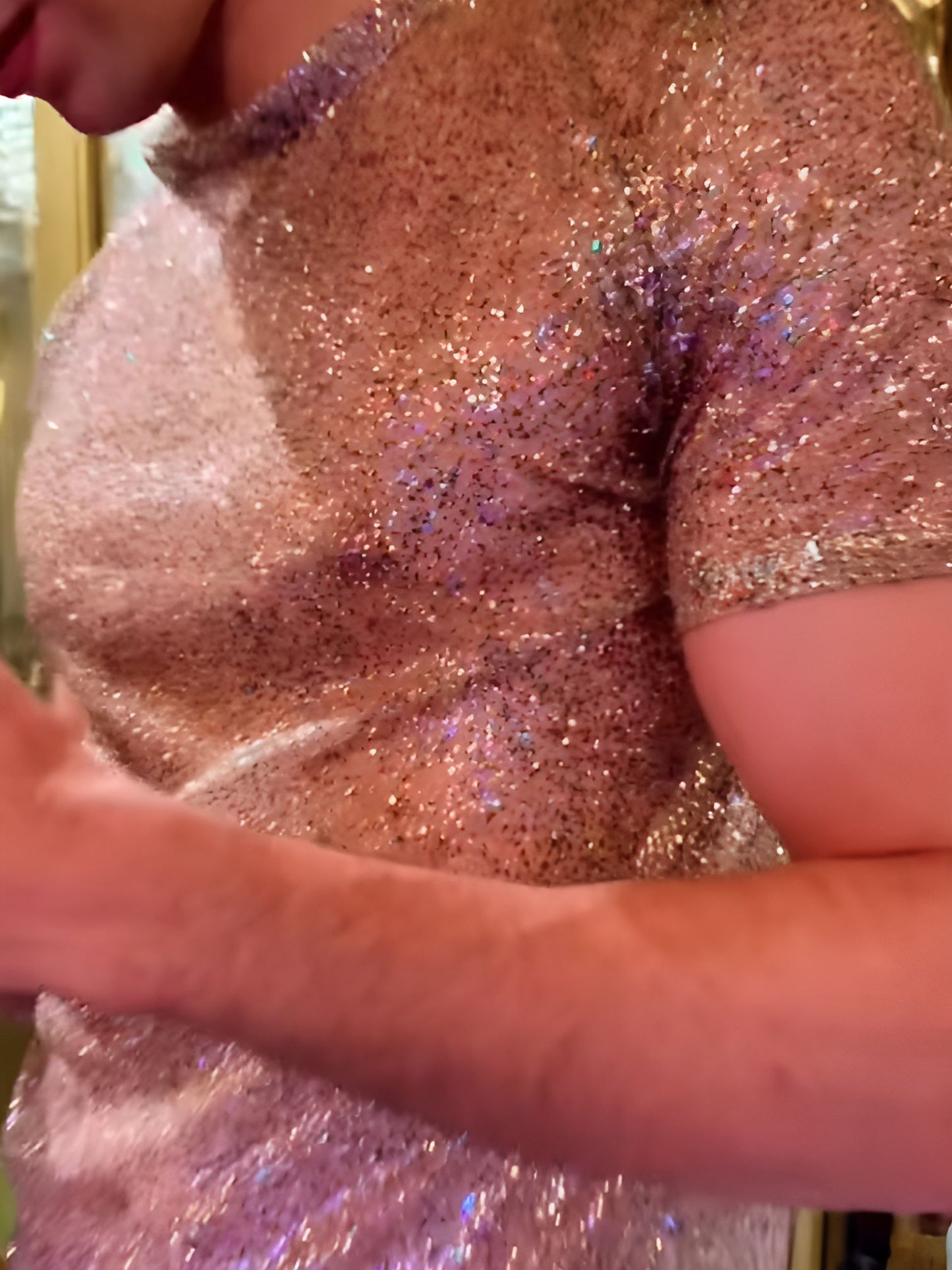 Sheer Sequin Tee