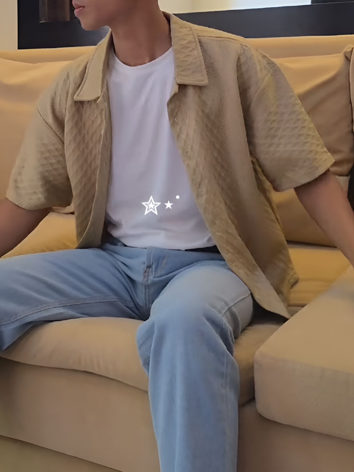 Textured Short-Sleeve Shirt