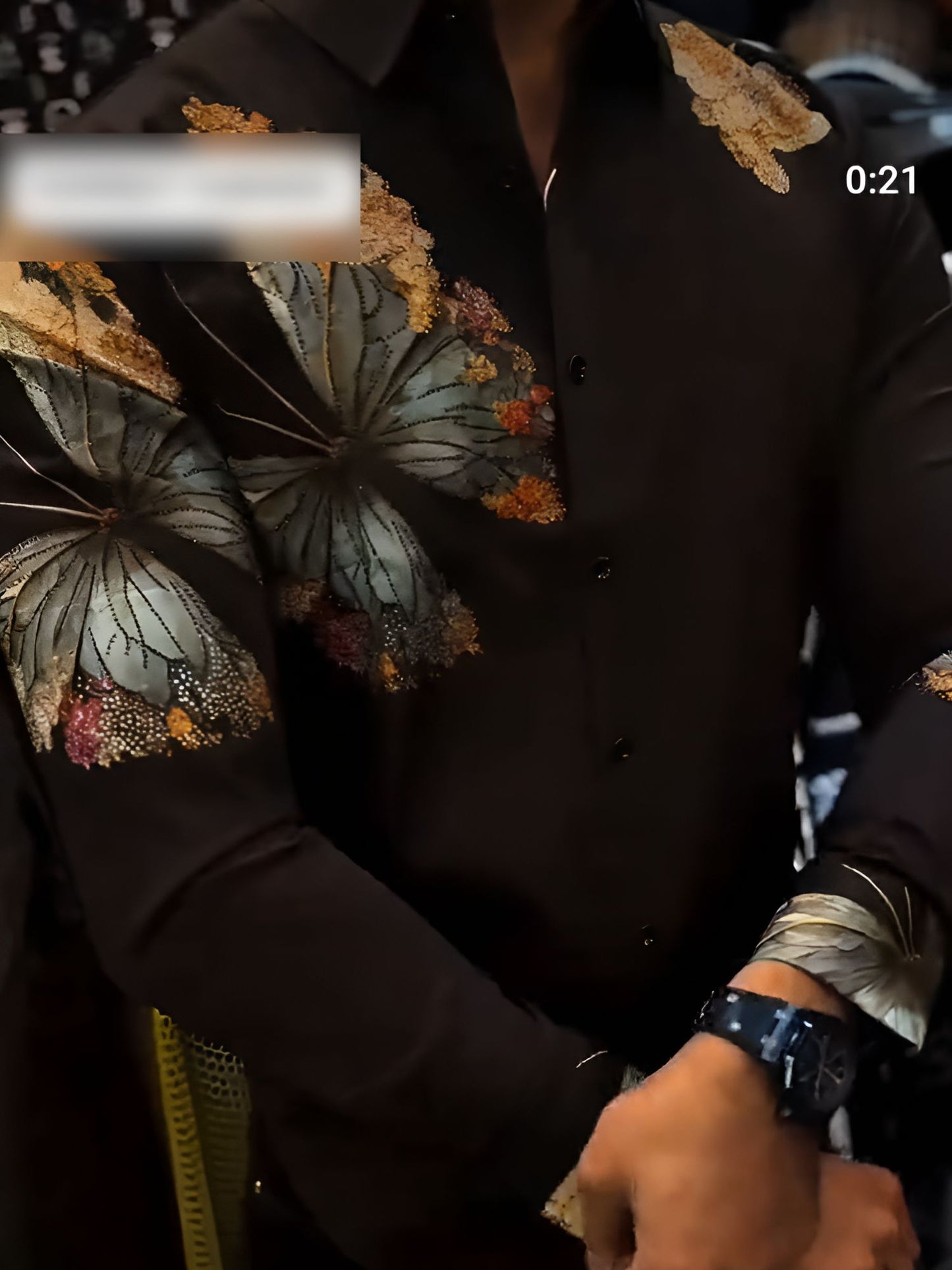 Butterfly & Flower Shirt