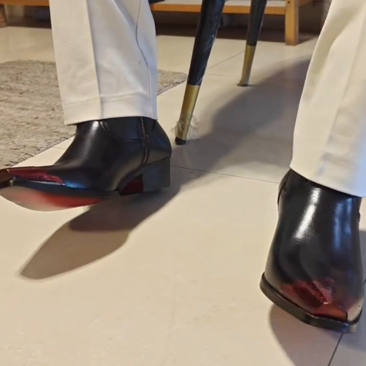 Red Toe Boots