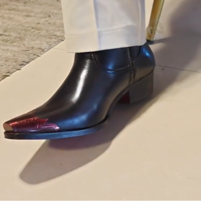 Red Toe Boots