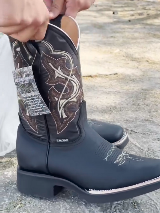 Black Leather Boots