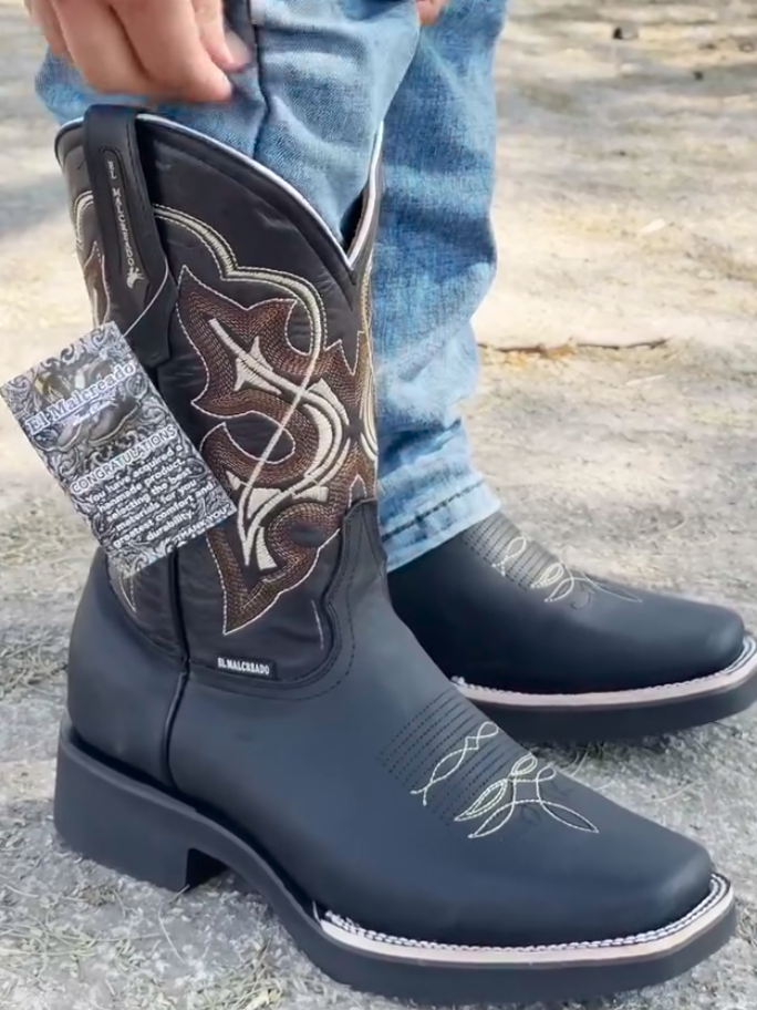 Black Leather Boots