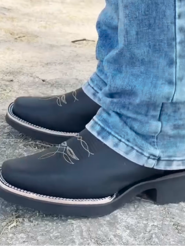 Black Leather Boots
