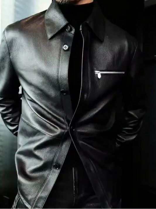 Handsome Leather Jacket