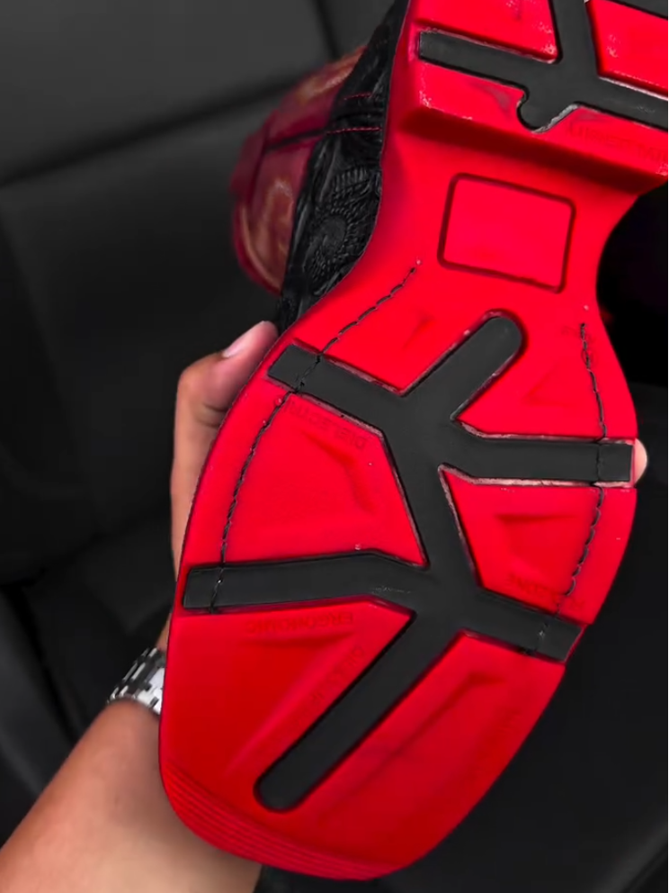 Premium Red & Black Boots