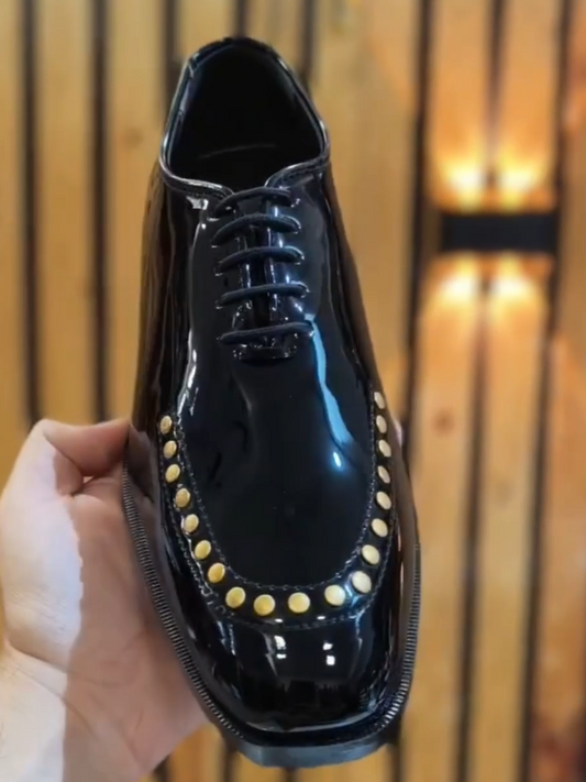 Gold Dot Loafers