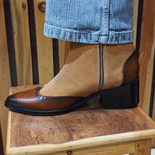 Khaki Ankle Boots