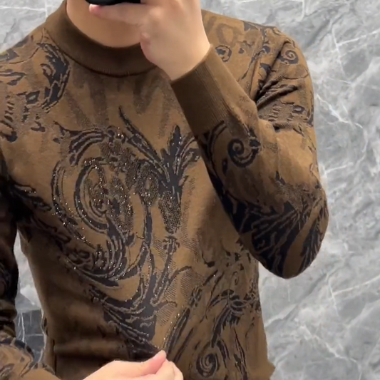 Black Rose Brown Sweater