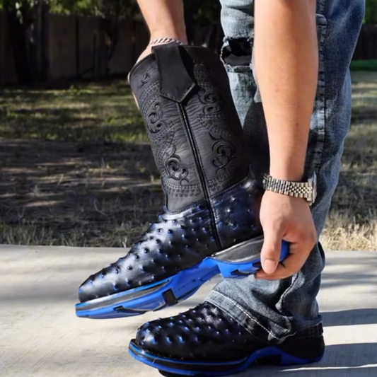 Blue Long Boots