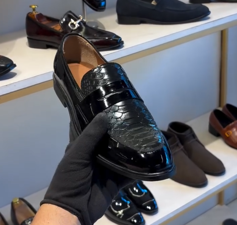 Crocodile Patent Loafer