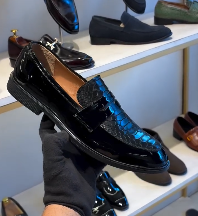 Crocodile Patent Loafer