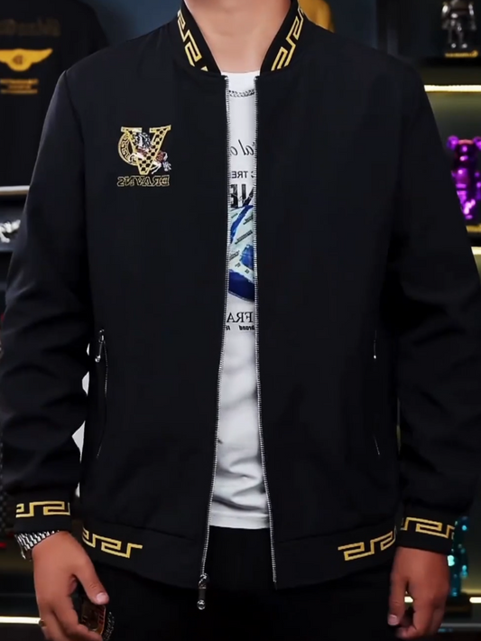Gold V Black Jacket