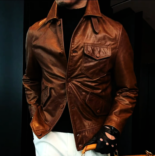 Sharp Leather Jacket