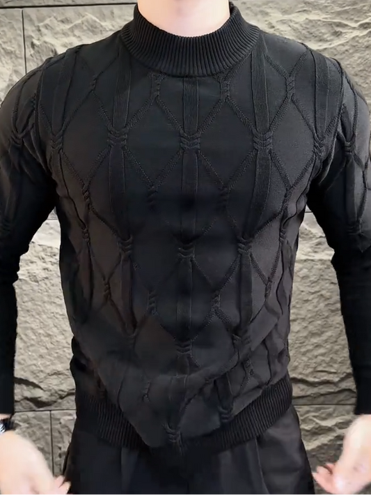 Long Sleeve Half-Turtleneck Knit
