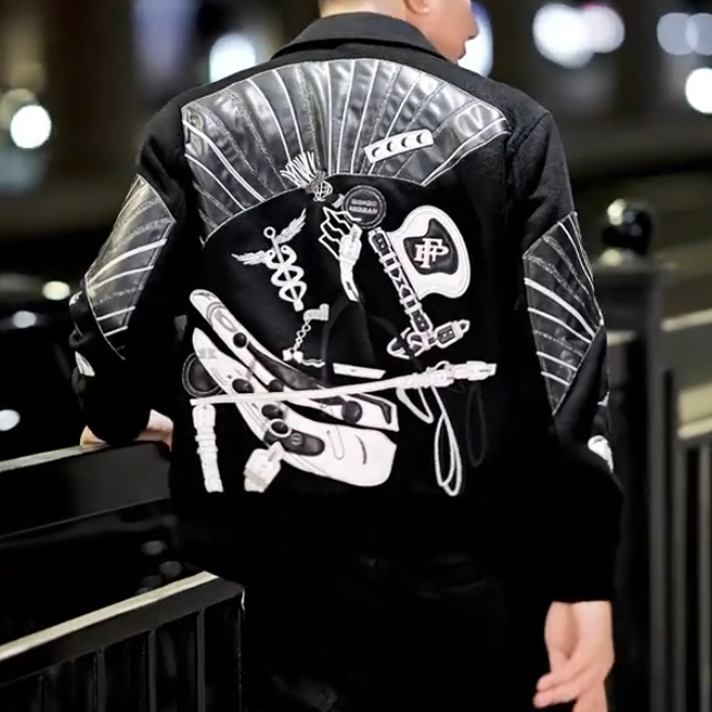 Black White Rock Jacket